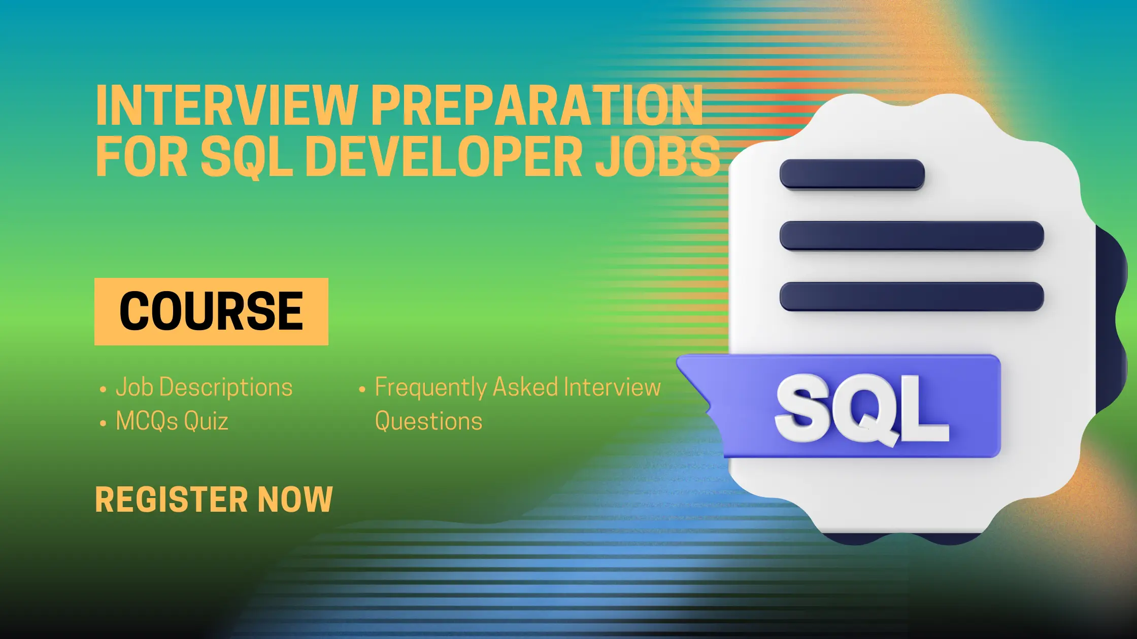 Interview Questions Preparation for SQL Developer Jobs